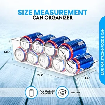 Efficient Can Organizer for Pantry and Fridge