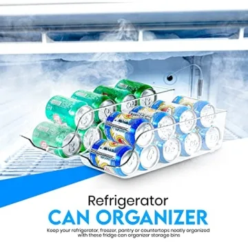 Efficient Can Organizer for Pantry and Fridge