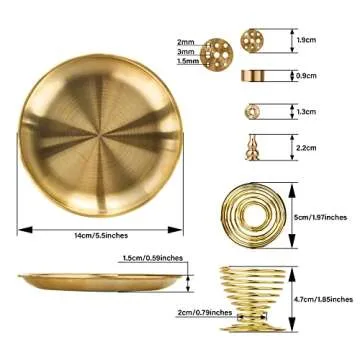 ZenBless 5 in 1 Incense Burner for Meditation and Yoga