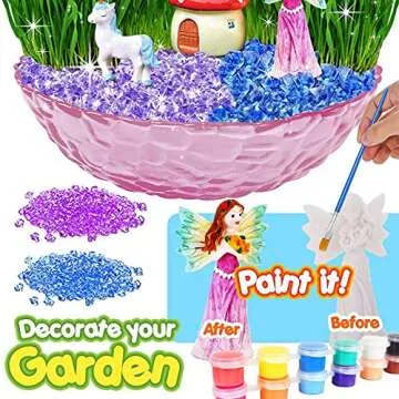 Catcrafter Fairy Garden Kit for Kids | Magical Gardening Kit