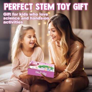 Catcrafter Fairy Garden Kit for Kids | Light Up Fairy Unicorn Terrarium Kit | Science STEM Toys Presents | Unicorn Arts and Crafts Stuff for Little Girls Age 4 5 6 7 8-12 Year Old Girl Gift