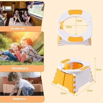 Portable Toddler Travel Potty with Bag by Yszawmx | Easy Cleanup