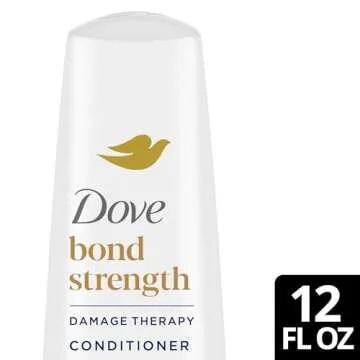 Dove Bond Strength Shampoo & Conditioner Set – Daily Strengthening Treatment for Dry, Damaged Hair, 12 Oz Ea
