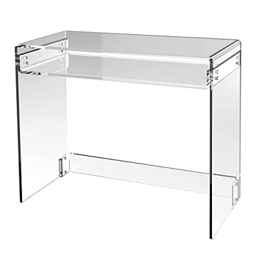 STAUBER Acrylic Desk - Elegant Waterfall Design