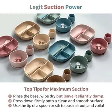 SAMiGO Silicone Feeding Set for Baby Led Weaning Essentials