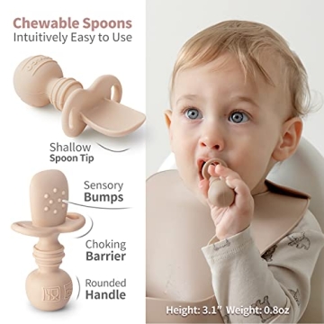 SAMiGO Silicone Feeding Set for Baby Led Weaning Essentials