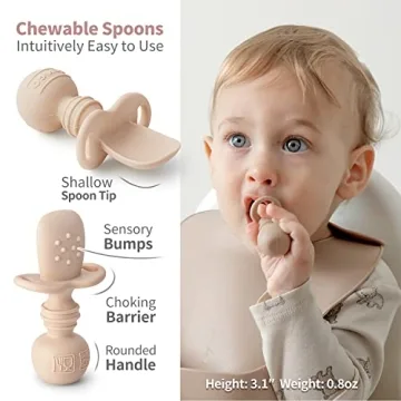 SAMiGO Silicone Feeding Set for Baby Led Weaning Essentials