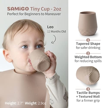SAMiGO Silicone Feeding Set for Baby Led Weaning Essentials