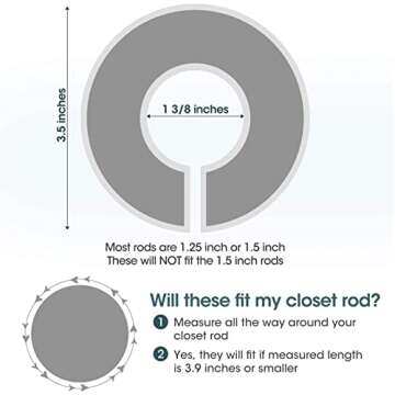 Minnebaby Plastic Baby Hangers 60 Pack, Ultra Thin No Slip Infant Nursery Clothes Hangers with 6 Pcs Cute Clothing Dividers for Boys & Girls Closet Organizer, White Kids Hangers