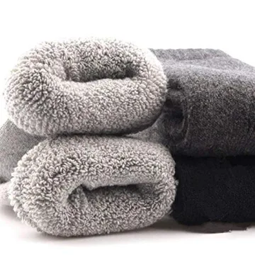Mens Heavy Thick Wool Socks for Cold Weather Comfort