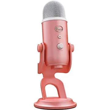 Logitech for Creators Blue Yeti USB Microphone - Pink Dawn for Gaming, Streaming, Podcasting