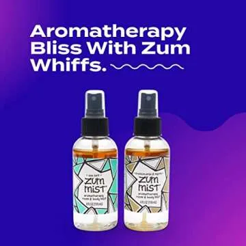 Zum Indigo Wild Mist Room & Body Spray - Aromatherapy Essential Oil Spray - Natural Body Mist & Room Spray - Lemongrass Scent - 4 fl oz