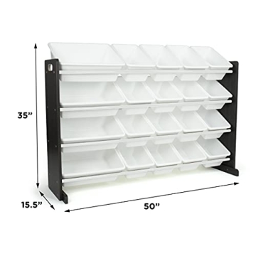 Humble Crew 20-Bin Toy Storage Organizer for Playrooms