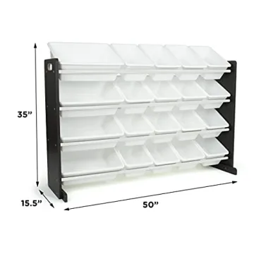 Humble Crew 20-Bin Toy Storage Organizer for Playrooms