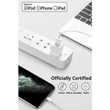 4Pack [Apple MFi Certified] Charger Lightning to USB Charging Cable Cord Compatible iPhone 14/13/12/11 Pro/11/XS MAX/XR/8/7/6s Plus,iPad Pro/Air/Mini,iPod Touch