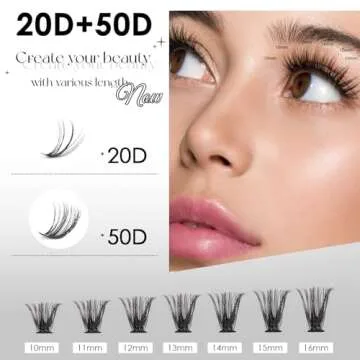 DIY Lash Extensions Kit with 320 Lashes & Bond