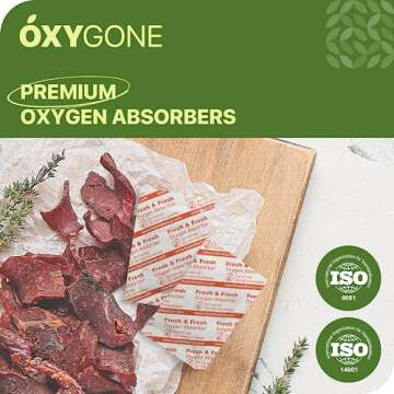 100 CC [300 Packets] Premium Oxygen Absorbers for Food Storage, Oxygen Scavengers Packets(2 Bag of 150 Packets) - ISO 9001 Certified Facility Manufactured