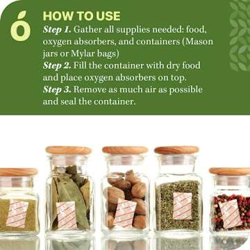 100 CC [300 Packets] Premium Oxygen Absorbers for Food Storage, Oxygen Scavengers Packets(2 Bag of 150 Packets) - ISO 9001 Certified Facility Manufactured