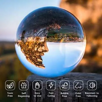 UV Resin - 100g Crystal Clear Hard Type Glue Ultraviolet Curing Epoxy Resin for DIY Jewelry Making, ...