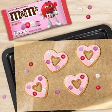 M&M'S Milk Chocolate Candy, Cupid's Blend 10 Oz