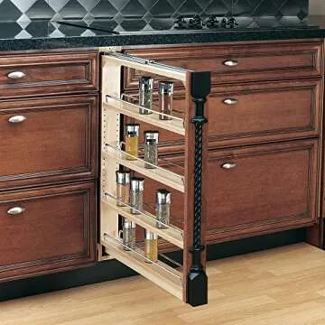Rev-A-Shelf 3-Tier Pullout Shelf Organizer for Kitchen