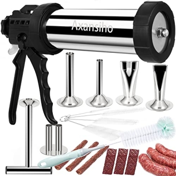 Craft Your Own Jerky with the MTOGALT Stainless Steel Jerky Gun Kit - Making Snacking Easy and Fun