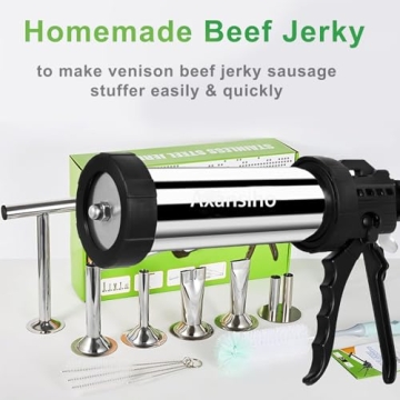 Buy MTOGALT Stainless Steel Jerky Gun Kit for Easy Snacking