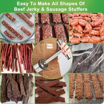Buy MTOGALT Stainless Steel Jerky Gun Kit for Easy Snacking