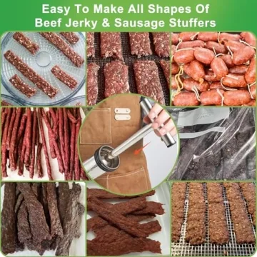 Buy MTOGALT Stainless Steel Jerky Gun Kit for Easy Snacking