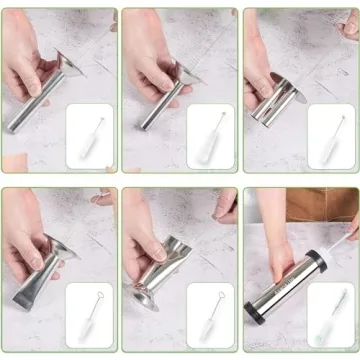 Buy MTOGALT Stainless Steel Jerky Gun Kit for Easy Snacking