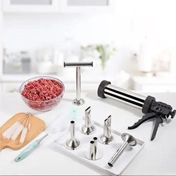 Buy MTOGALT Stainless Steel Jerky Gun Kit for Easy Snacking