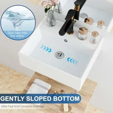 Elegant Hugsleek Sink for Modern Bathrooms Stylish and Durable