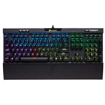 K70 RGB MK.2 Mechanical Gaming Keyboard — CHERRY® MX Silent (Renewed)