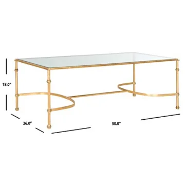 Elegant Safavieh Lucille Gold Coffee Table for Your Home
