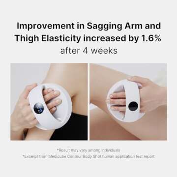 Medicube Age-R Contour Body Shot - A Body Slim Contouring Device - Improvement in Sagging Arms and Thigh Skin Texture - Achieve Smooth and Elastic Body at home - Korea Skin Care