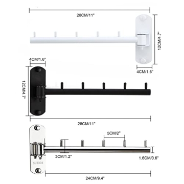 Zivisk Heavy Duty Folding Wall Hanger & Closet Rack