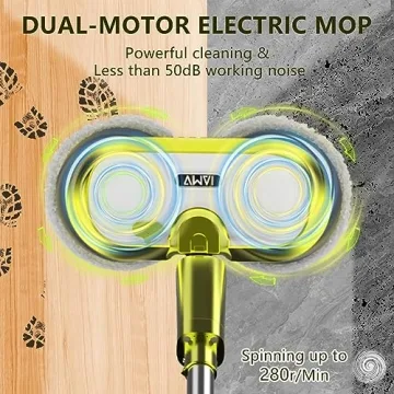 Lightweight Cordless Electric Mop with Water Spray