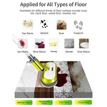 Lightweight Cordless Electric Mop with Water Spray