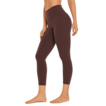 CRZ YOGA Butterluxe High Waisted Capris Workout Leggings for Women 23'' - Lounge Leggings Buttery So...