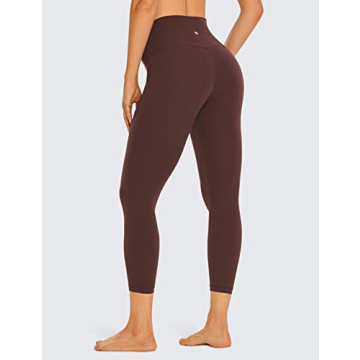 Soft CRZ YOGA High Waisted Capris Leggings for Women