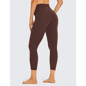 Soft CRZ YOGA High Waisted Capris Leggings for Women