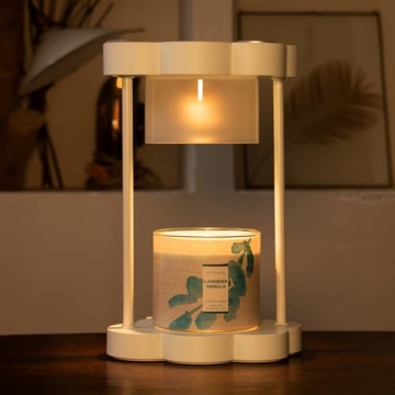 MAKYTWOW Candle Warmer Lamp with Dimmer and Timer