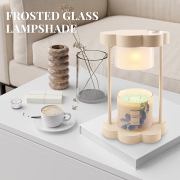 MAKYTWOW Candle Warmer Lamp with Dimmer and Timer