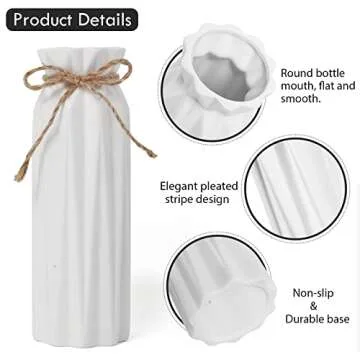 Elegant devesanter Ceramic Vase Set for Home Décor