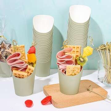 Whaline Sage Green Charcuterie Cups for Any Occasion