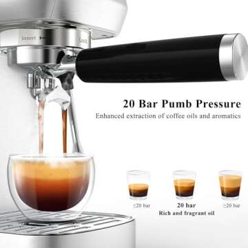 MAttinata Espresso Coffee Machine - Compact & Powerful for Home Baristas