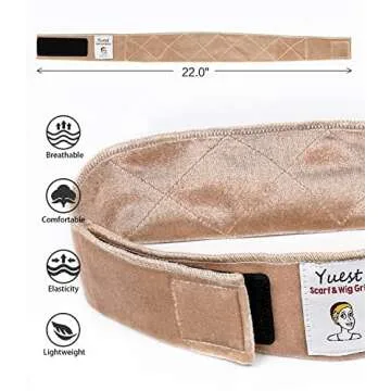 Yuest 2 Pack Wig Grip Bands for Comfortable No-Slip Wear