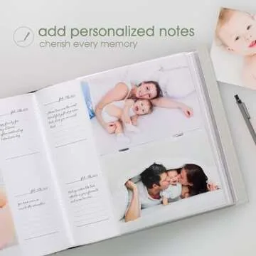 Pearhead Baby Photo Album, Keepsake Book for New and Expecting Parents, Gender-Neutral Baby Accessor...