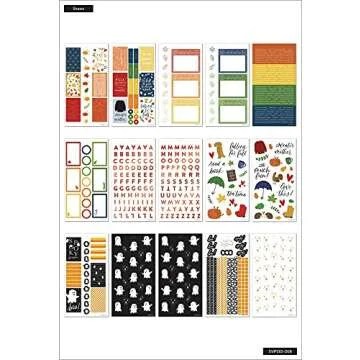 The Happy Planner Sticker Pack for Calendars, Journals and Projects – Multi-Color, Easy Peel – S...