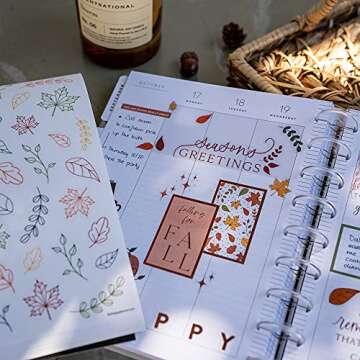 Happy Planner Fall Sticker Pack – 869 Seasonal Stickers
